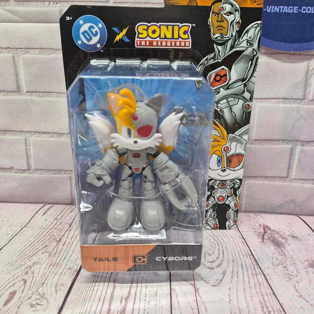 DC x Sonic the Hedgehog Tails as Cyborg Action Figure Jakks Pacific 25 Points